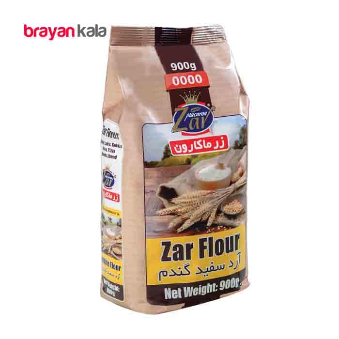 عکس اصلی آرد سفید گندم زرماکارون مقدار 900 گرم